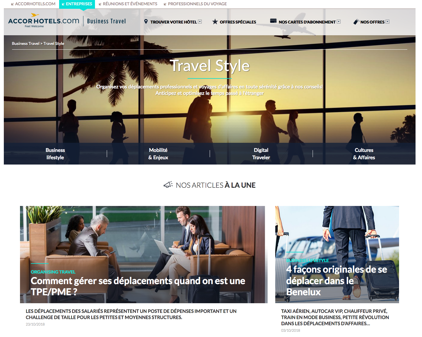 blog voyages affaires Accorhotels